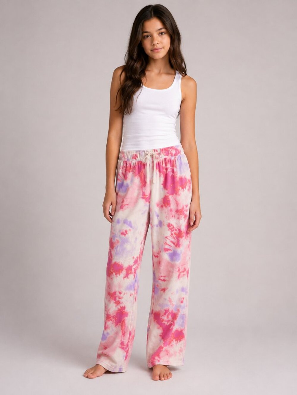 4/$30 Bundle 🌈 Justice Girls Tie Dye Pajama Pants L 12/14